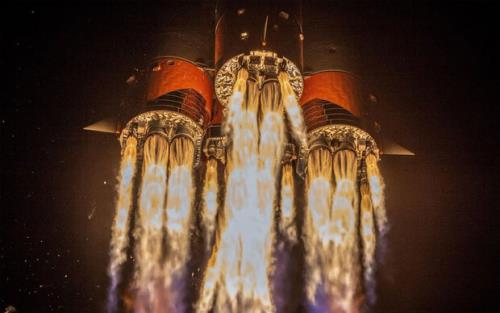 موشک سایوز ۳۴ماهواره اینترنتی را به فضا برد