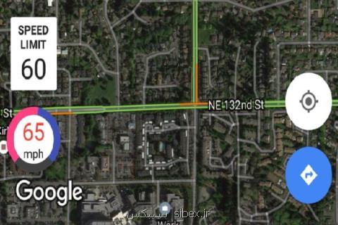 نمایش محدودیت سرعت و دوربین های سرعت سنج پلیس در نقشه های گوگل